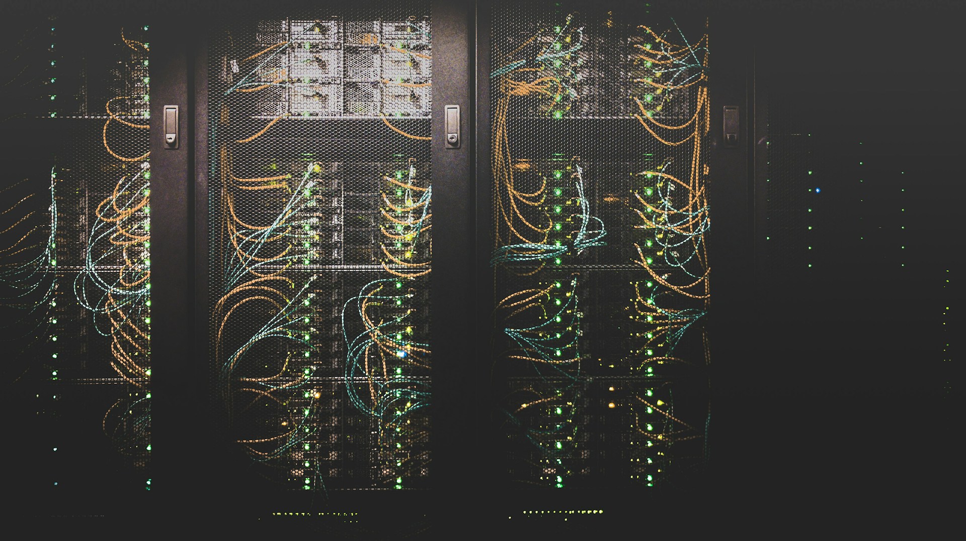 Data center server infrastructure with network connections